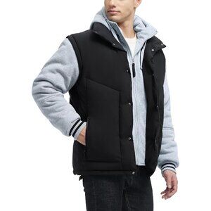 Men Winter Jackets Water Resistant Warm Thicken Insulated Hooded Windproof Coat